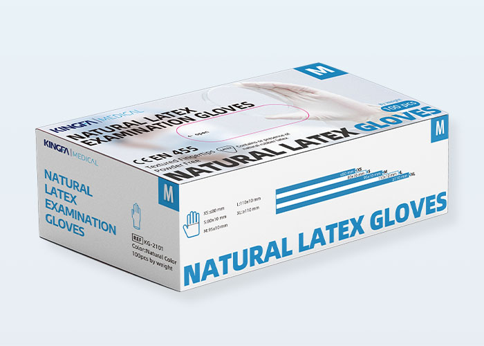 Natural Latex Examination Gloves KG-2101