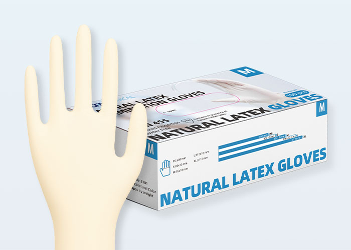 Natural Latex Examination Gloves KG-2101