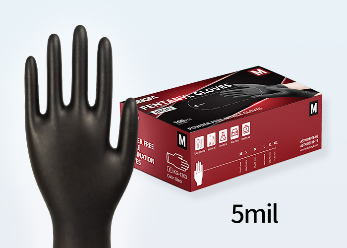 Fentanyl-Resistant Nitrile Gloves