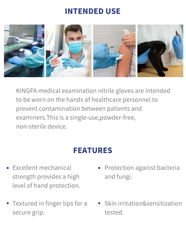 Medical Examination Nitrile Glove