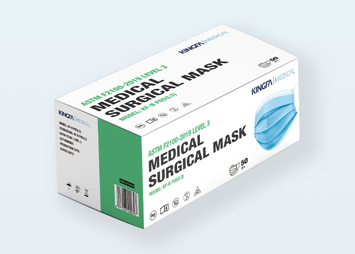 Medical Surgical White Face Masks Level 3KINGFA MEDICAL