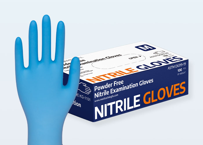 Nitrile Examination Gloves KG-1101 (FDA 510K)