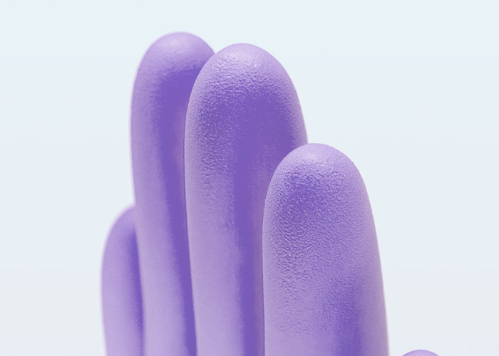 Chemo-resistant Nitrile Gloves