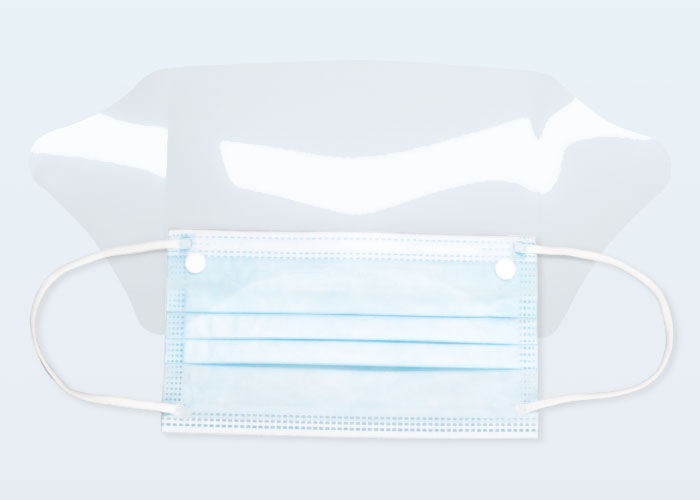 Surgical Mask With Eye Shield KF-I P01（R）