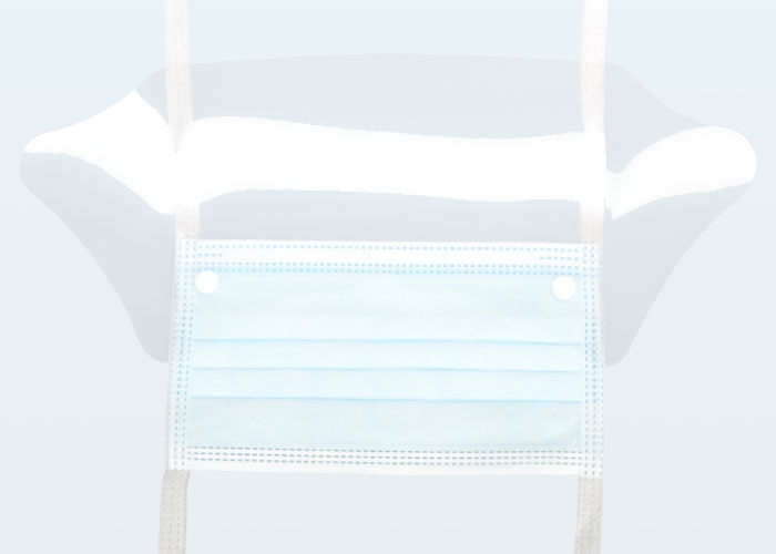 Tie-On Surgical Mask With Eye Shield KF-J P01（R）
