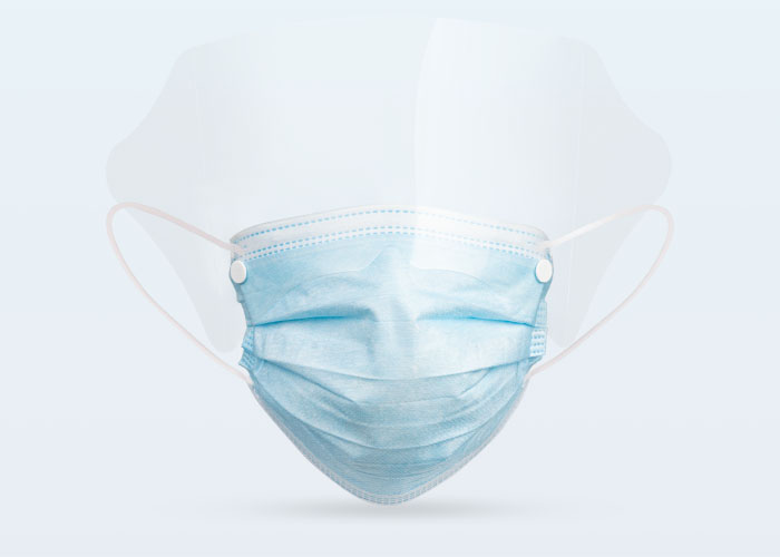 Surgical Mask With Eye Shield KF-I P01（R）