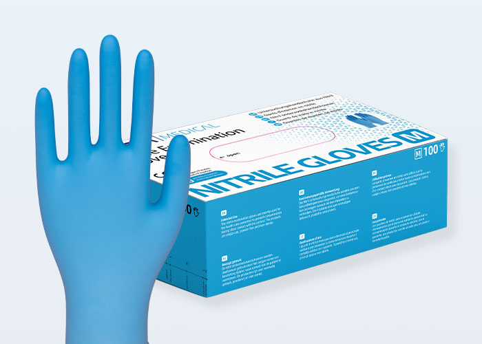Medical Nitrile Examination Gloves CE Standard (TYPE C )Kingfa Medical