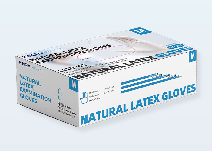 Natural Latex Examination Gloves