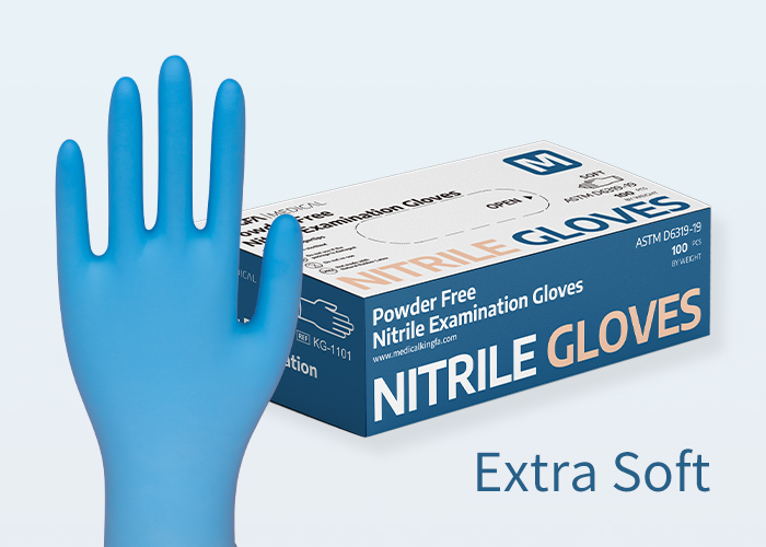 Supersoft Nitrile Examination GlovesKINGFA MEDICAL