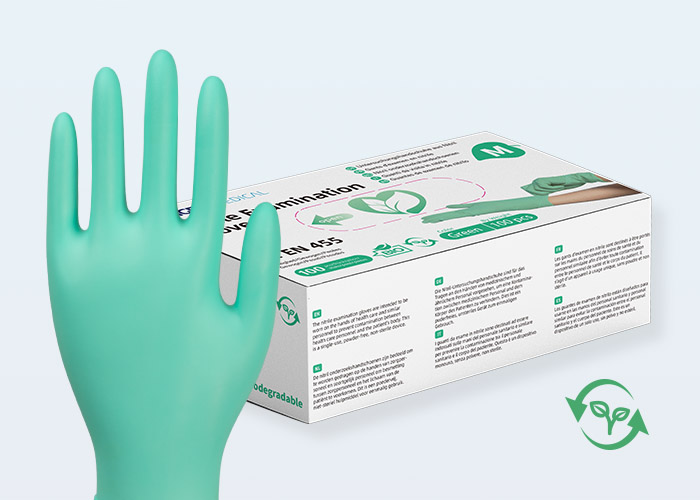 Biodegradable Nitrile Gloves-Green G05