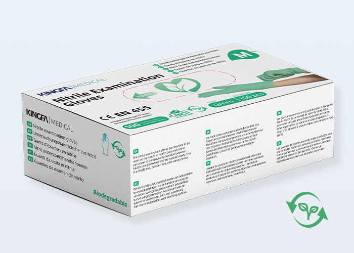 Biodegradable Nitrile Gloves-Green G05