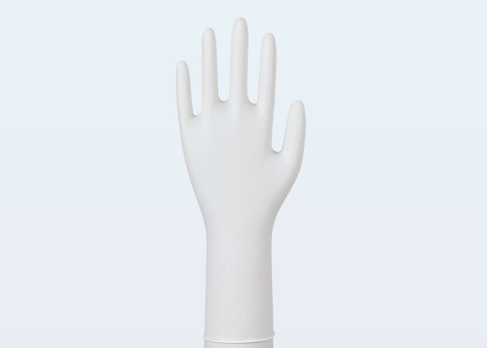 Extended Cuff 12 Inches White Nitrile Gloves KG-1104