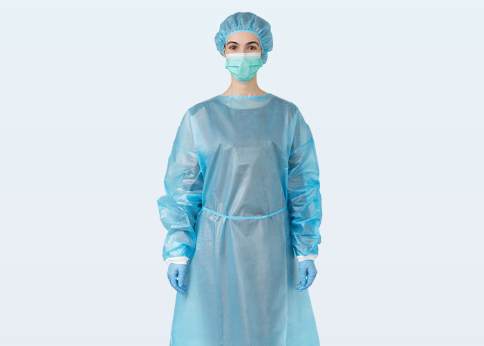 HALYARD* BASICS* Tri-Layer AAMI2 Over-the-Head Isolation Gown | HALYARD