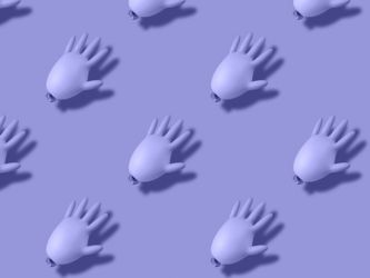 Purple Nitrile Exam Gloves by KINGFA MEDICAL: Advanced Protection for Precision Demands